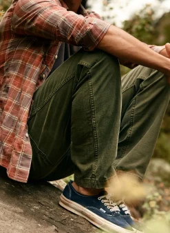 imogene + willie Oliver Military Trouser In Olive| Pants & Shorts