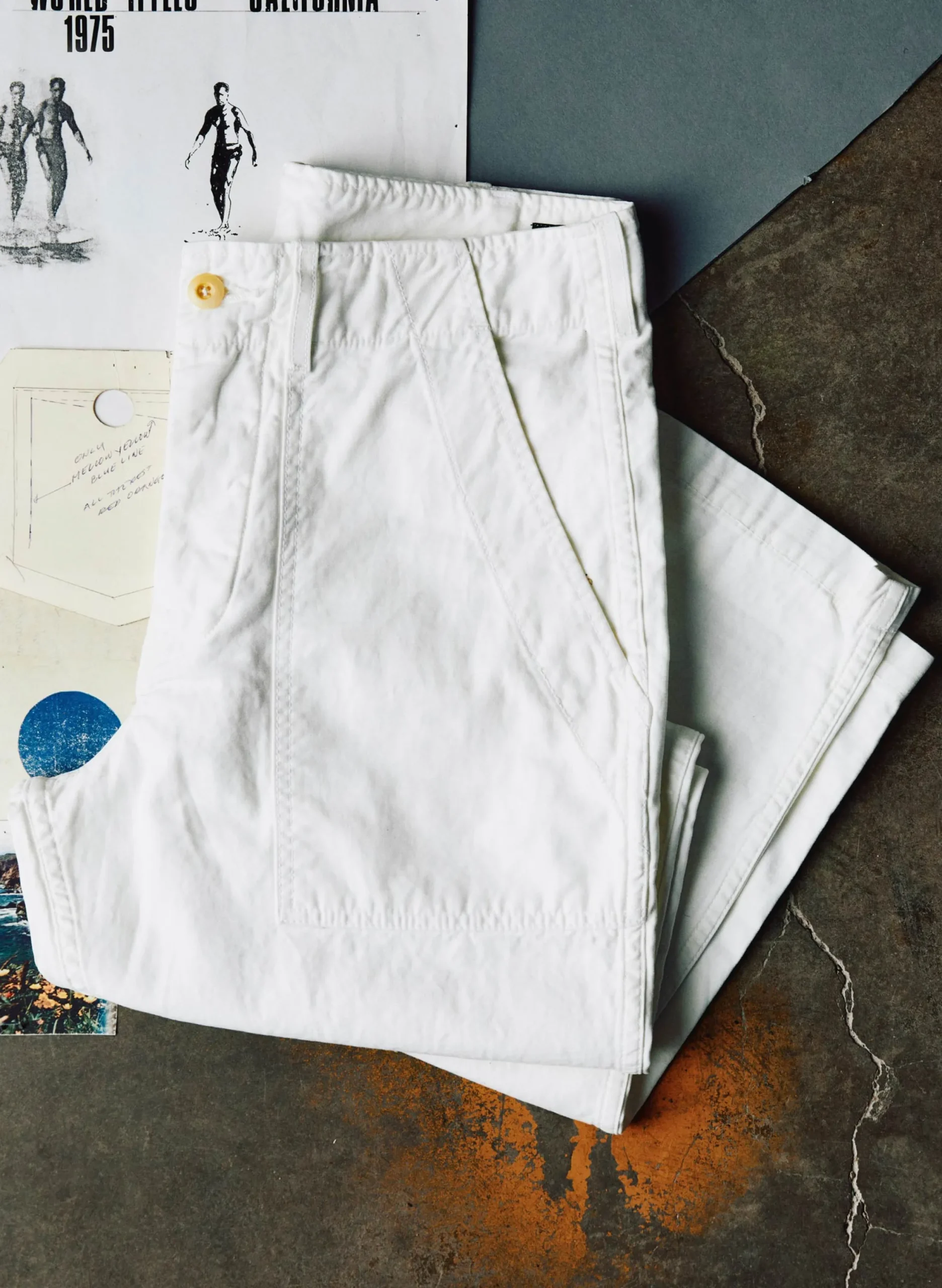 imogene + willie Oliver Military Trouser In White| Pants & Shorts