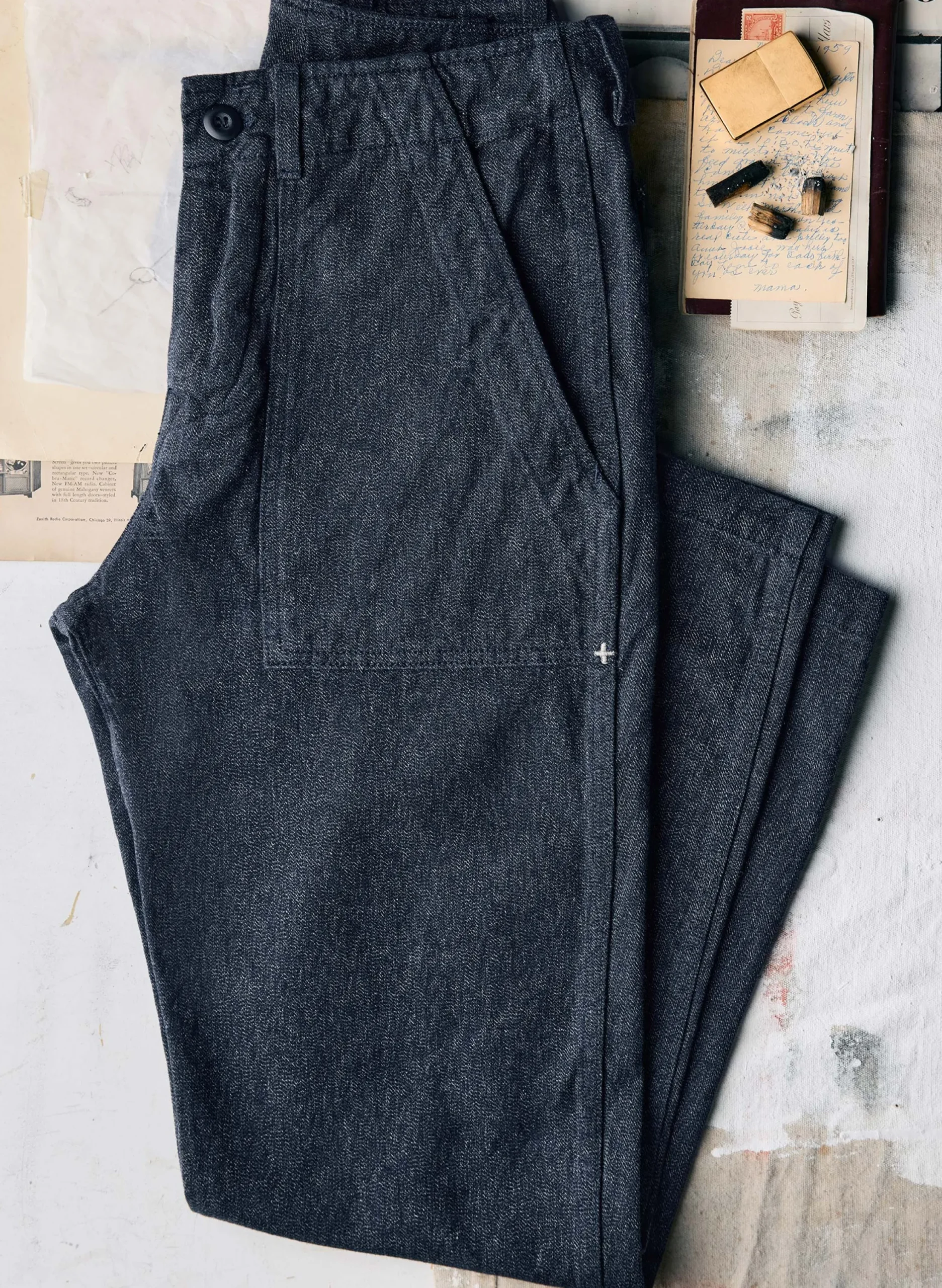 imogene + willie Oliver Military Trouser In Jaspe Twill| Pants & Shorts