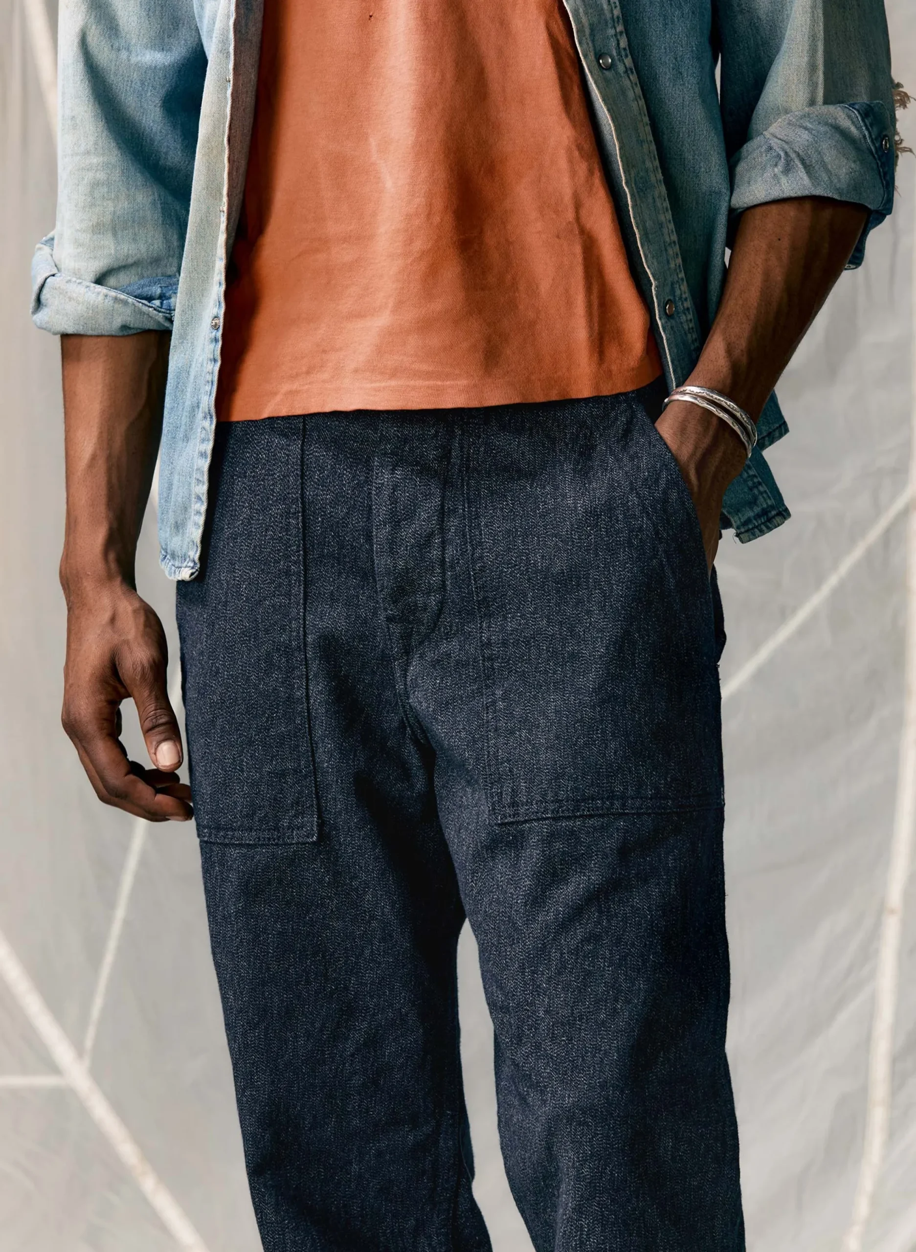 imogene + willie Oliver Military Trouser In Jaspe Twill| Pants & Shorts