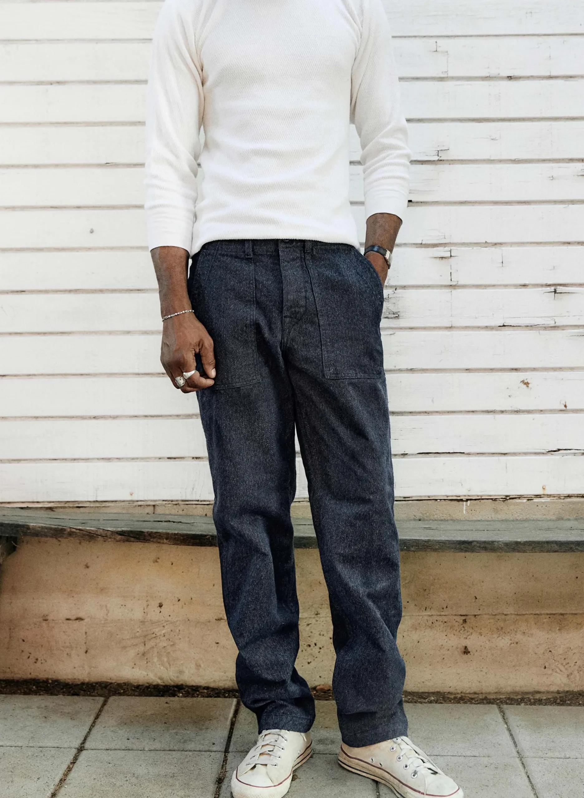 imogene + willie Oliver Military Trouser In Jaspe Twill| Pants & Shorts