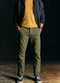imogene + willie Oscar Washed Olive Canvas| Pants & Shorts