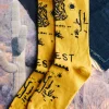 imogene + willie Out West Sock In Yellow|Women Accessories|Accessories