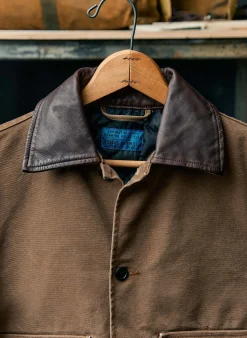 imogene + willie Quilt Lined Canvas Chore Coat In Brown| Jackets