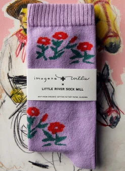 imogene + willie Rosebud Sock In Lavender|Women Accessories|Accessories