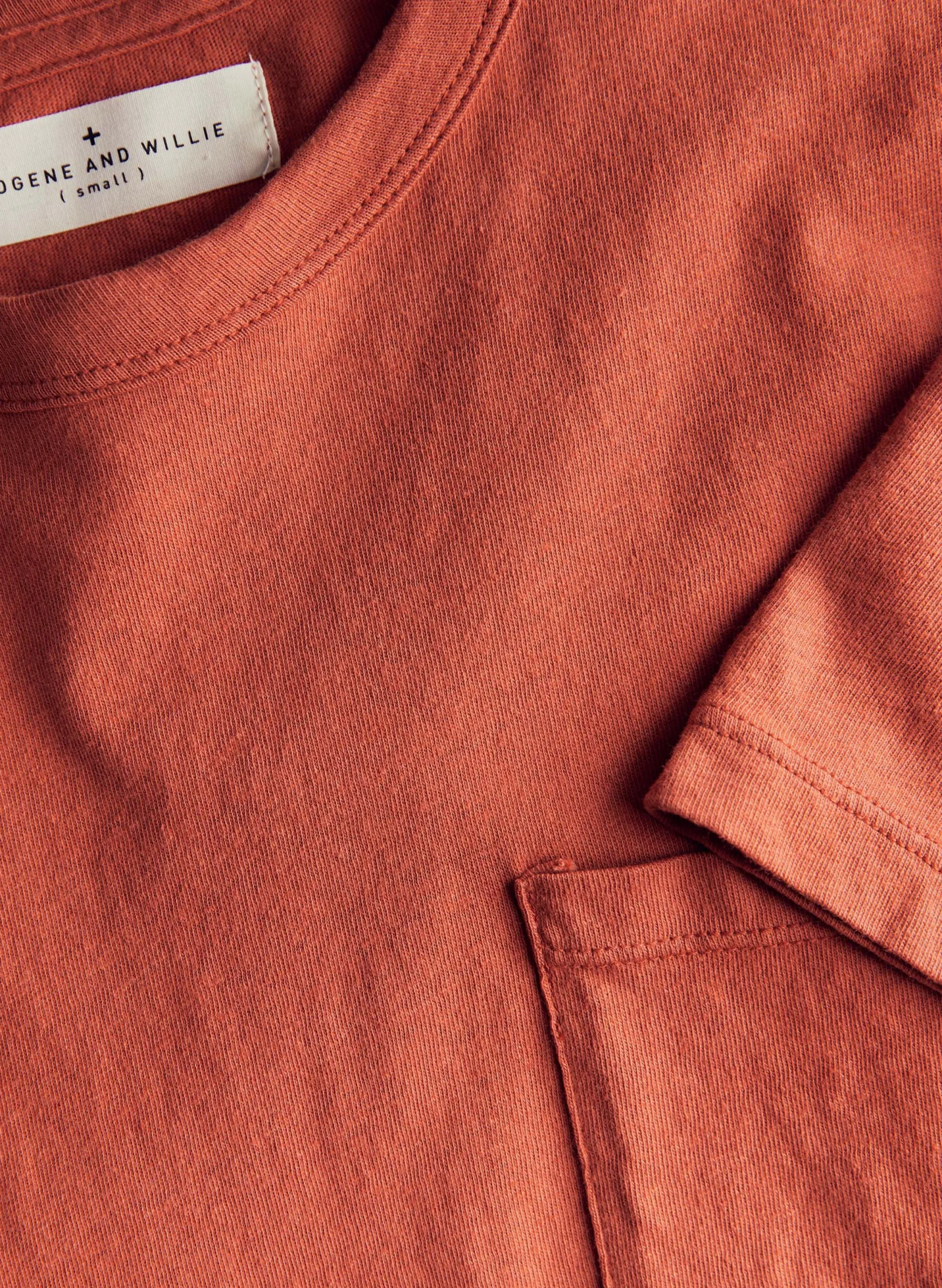 imogene + willie Rust Knit Pocket Tee| T-Shirts