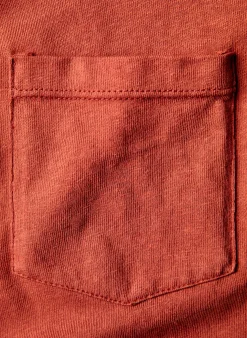 imogene + willie Rust Knit Pocket Tee| T-Shirts