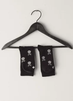 imogene + willie Skull Sock In Charcoal|Women Accessories|Accessories