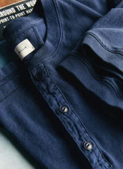 imogene + willie S/s Henley In Navy| Knits & Sweaters