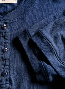 imogene + willie S/s Henley In Navy| Knits & Sweaters