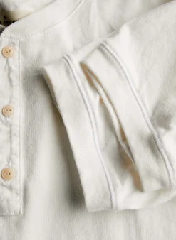 imogene + willie S/s Henley In White| Knits & Sweaters