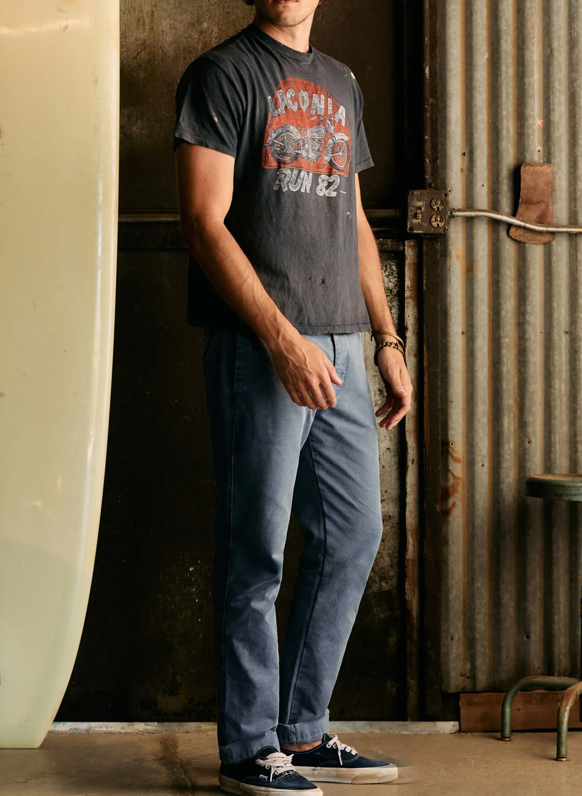 imogene + willie The All American Chino In Faded Blue| Pants & Shorts