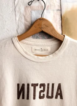 imogene + willie The "austin" Tee In Vintage White|Women Graphic Tees|Graphic Tees