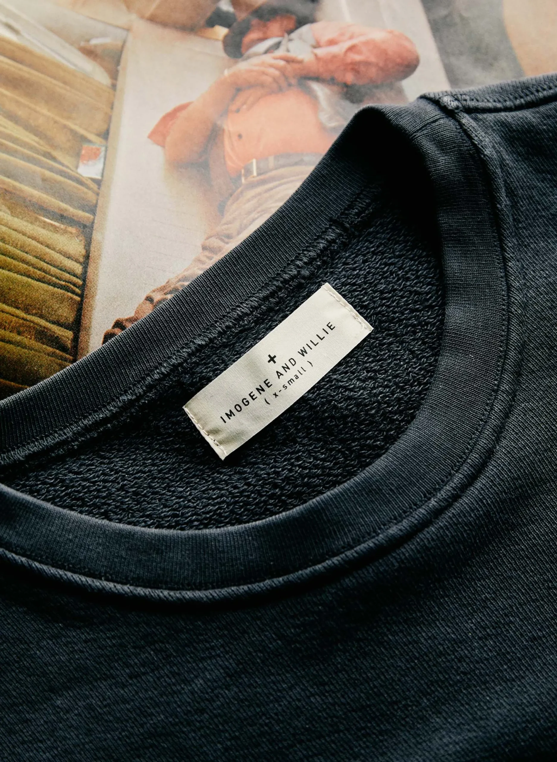 imogene + willie The "bolt" Sweatshirt In Black|Women Knits & Sweaters|Knits & Sweaters