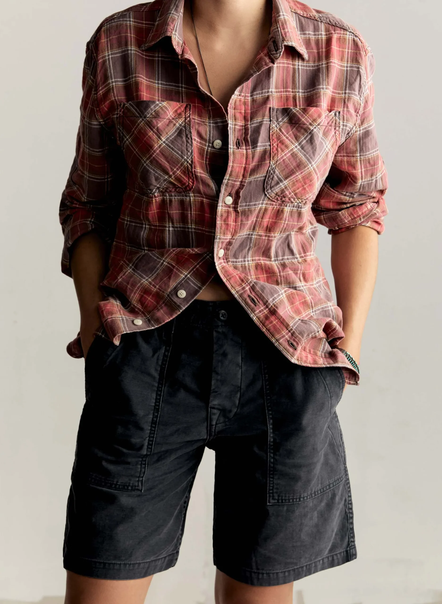 imogene + willie The Camp Short In Faded Black|Women Pants & Shorts|Pants & Shorts