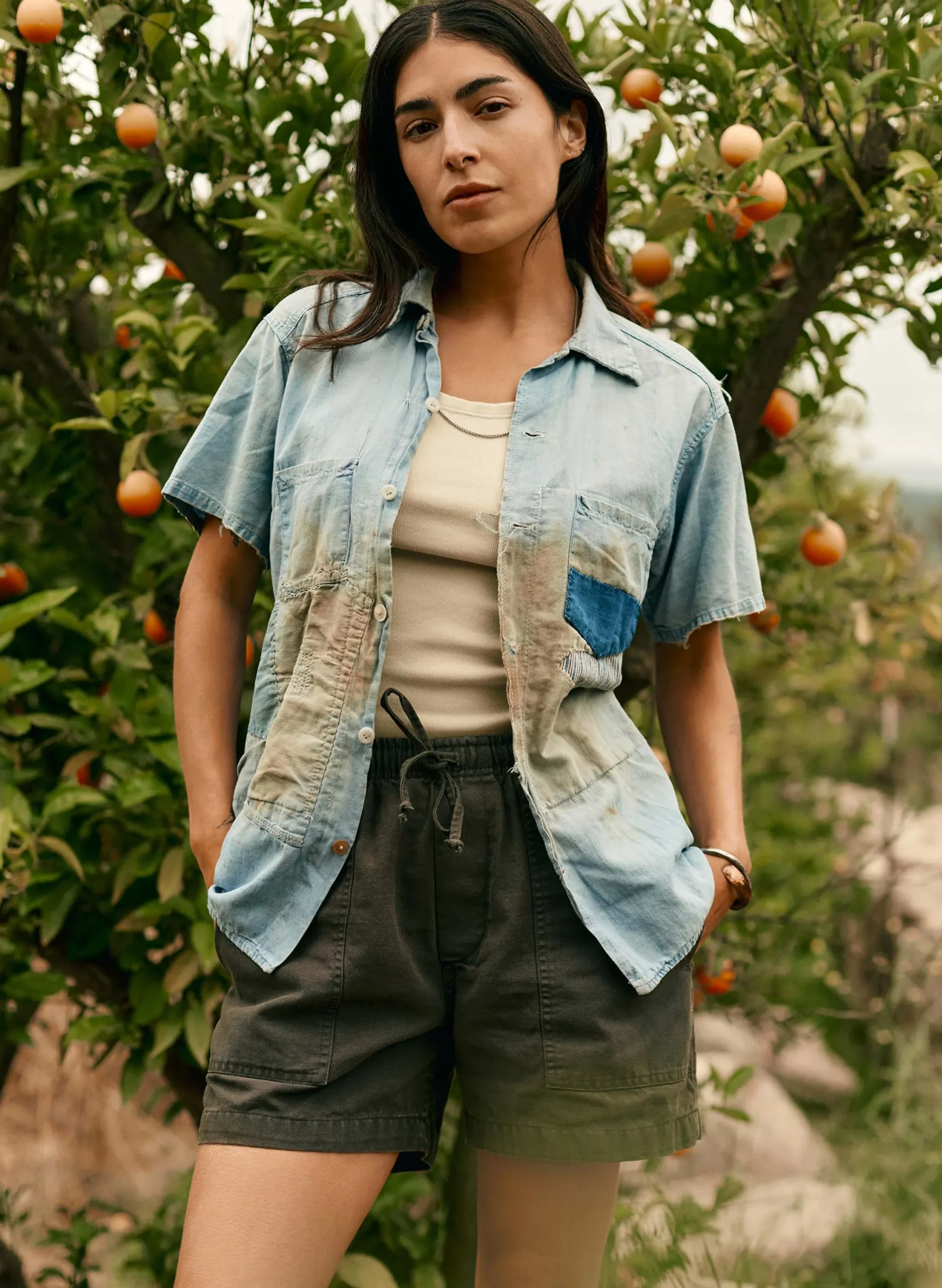 imogene + willie The Canvas Lounge Short In Faded Black|Women Pants & Shorts|Pants & Shorts
