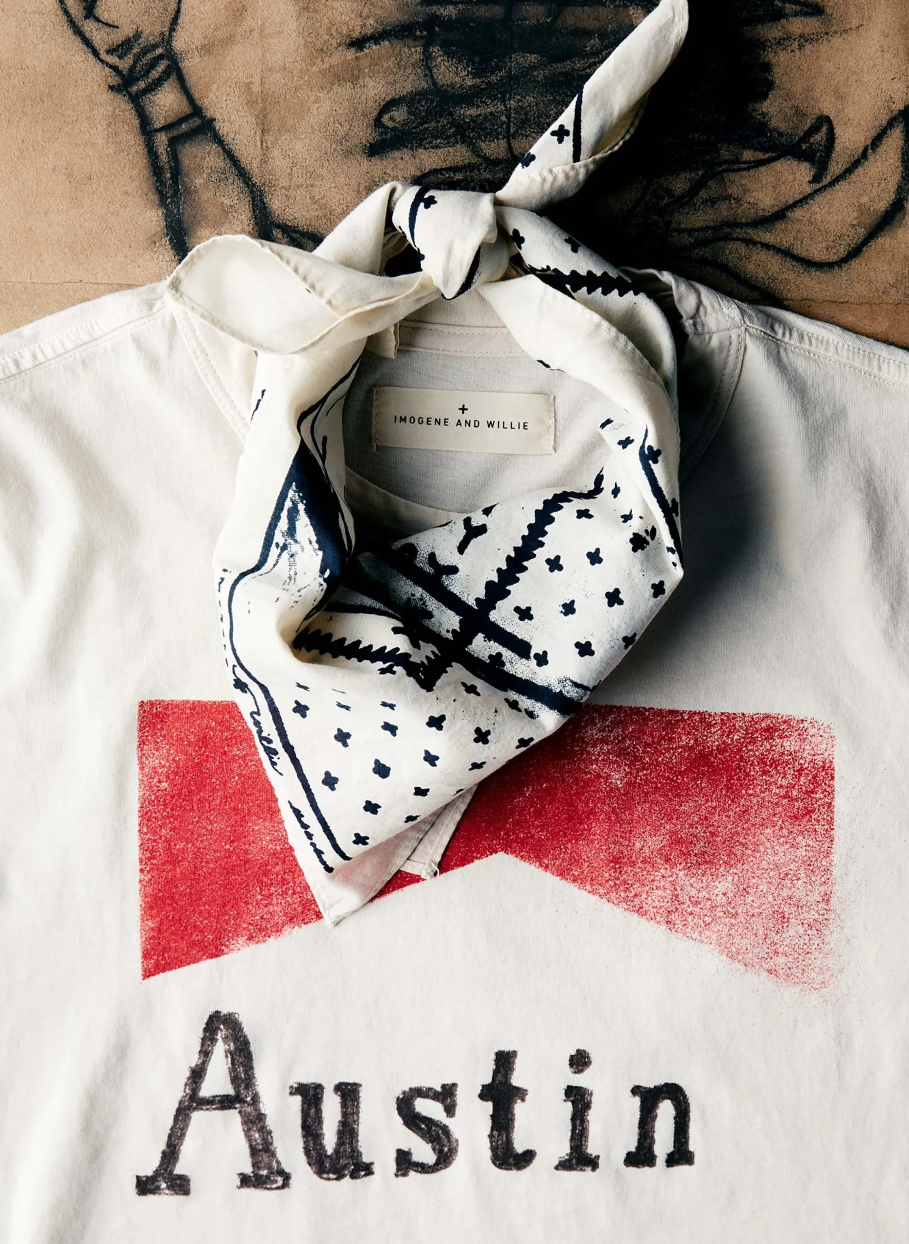 imogene + willie The "cowboy" Austin Tee|Women Graphic Tees|Graphic Tees