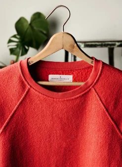 imogene + willie The Cut Sleeve Sweatshirt In Poppy|Women Knits & Sweaters