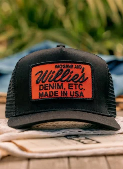 imogene + willie The "denim Etc" Trucker In Black|Women Accessories|Accessories