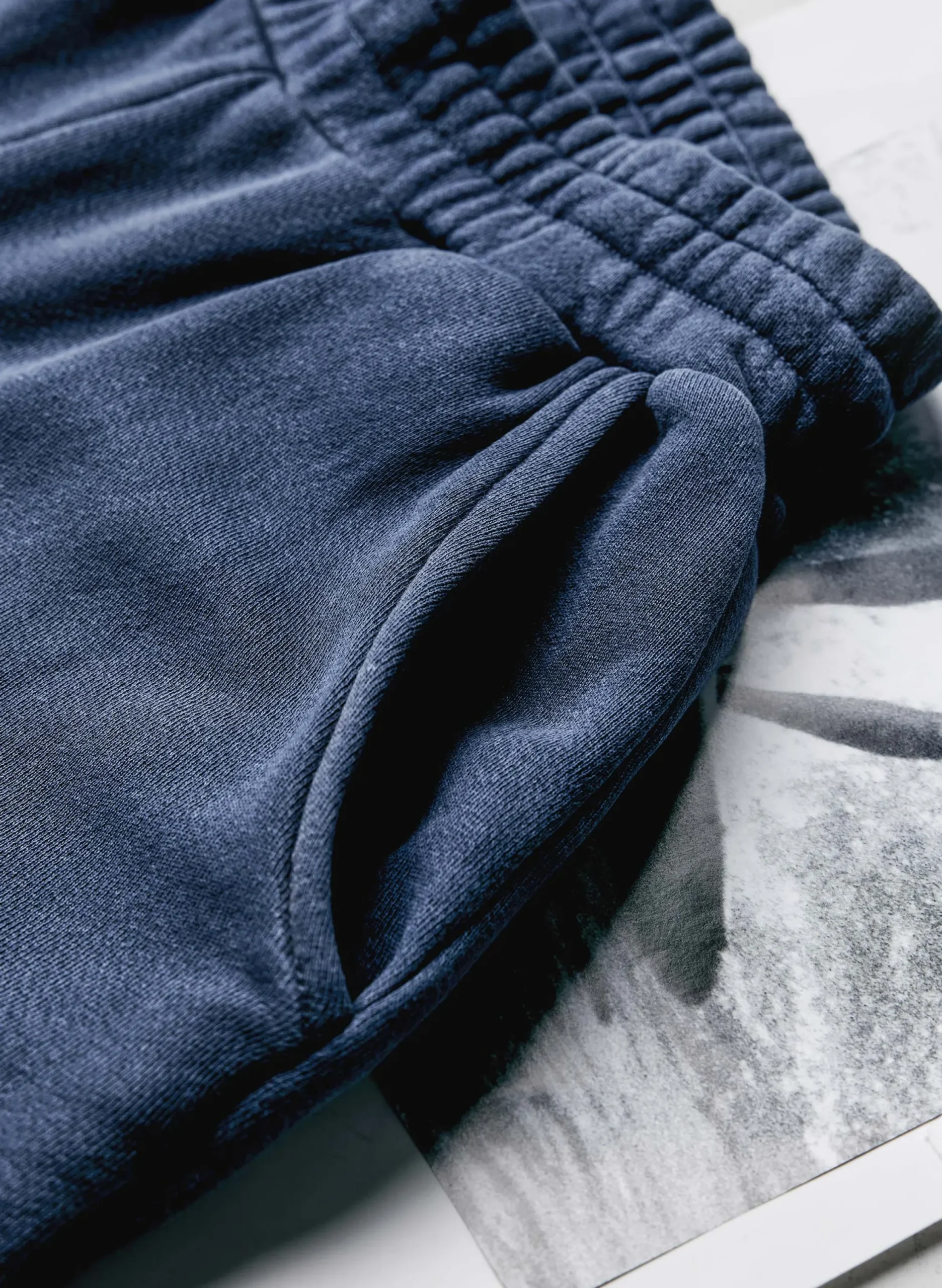 imogene + willie The Drawstring Sweatpant In Faded Blue|Women Pants & Shorts