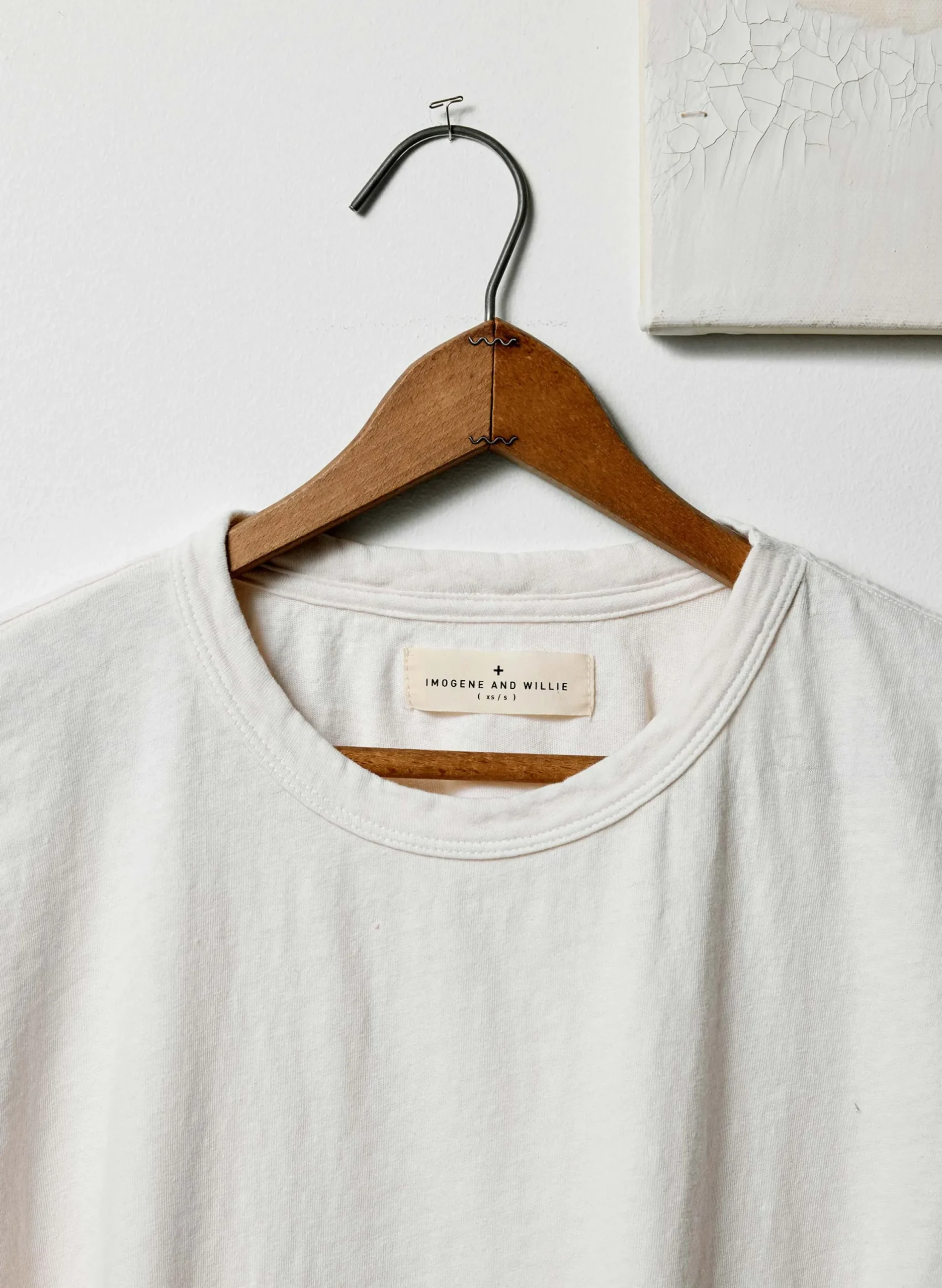 imogene + willie The Drop Tee In Vintage White|Women Tees + Tanks
