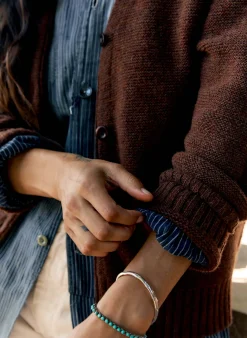imogene + willie The Evie Knit Cardigan In Forest Brown|Women Knits & Sweaters|Jackets
