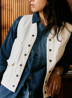 imogene + willie The Field Vest In Natural|Women Shirts