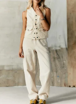 imogene + willie The Field Vest In Natural|Women Shirts