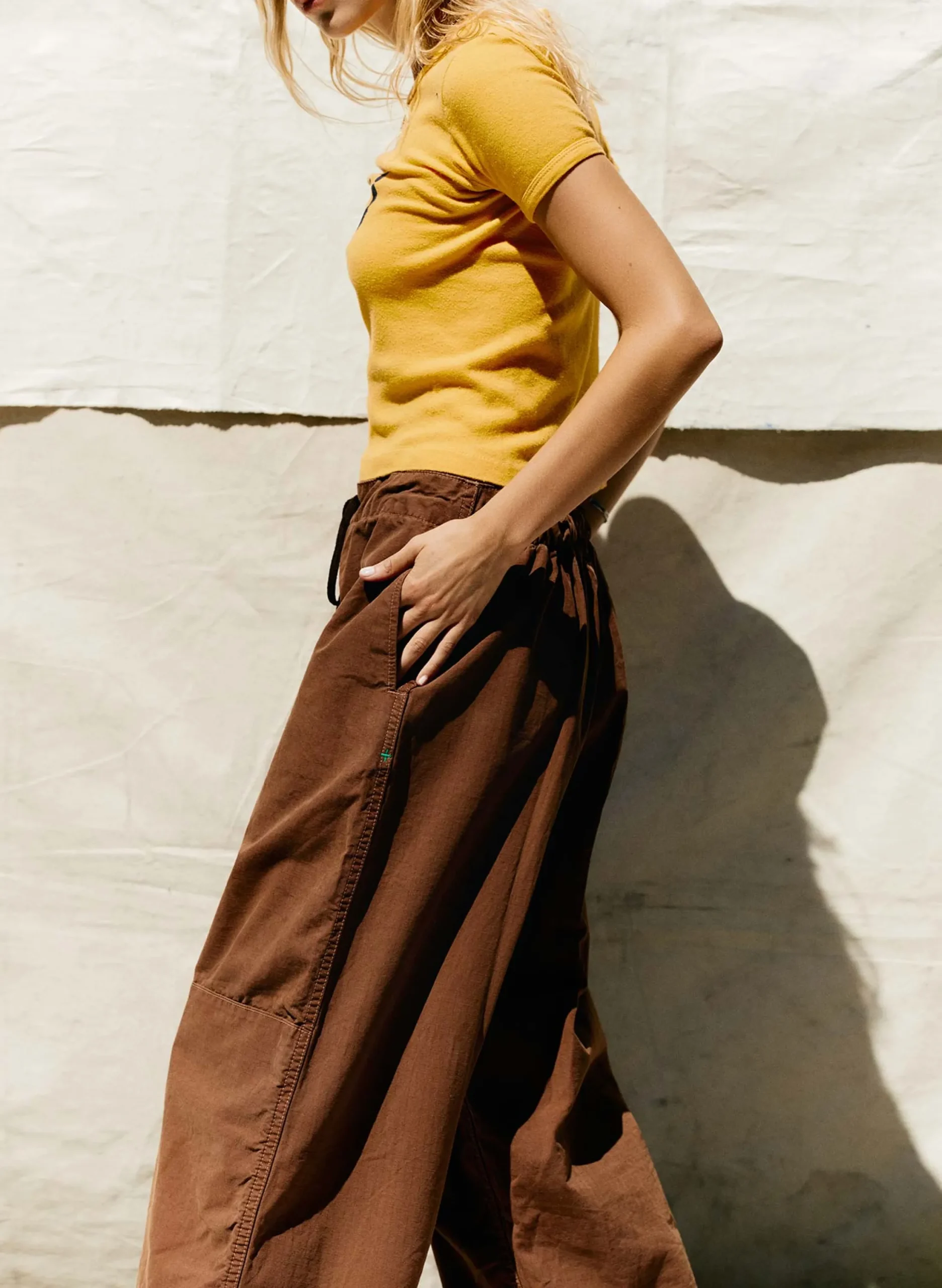 imogene + willie The Flight Pant In Brown Ripstop|Women Pants & Shorts