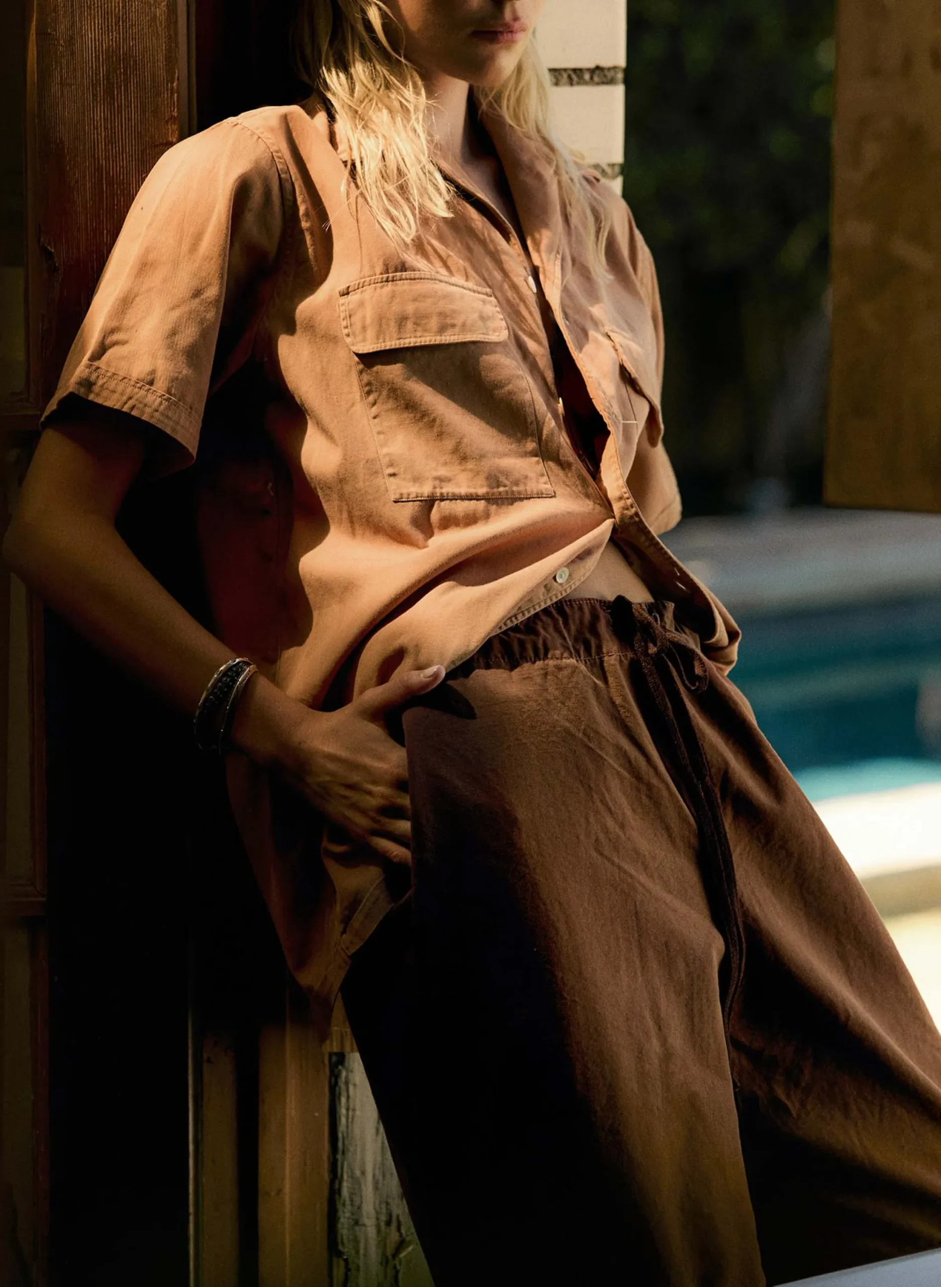 imogene + willie The Flight Pant In Brown Ripstop|Women Pants & Shorts