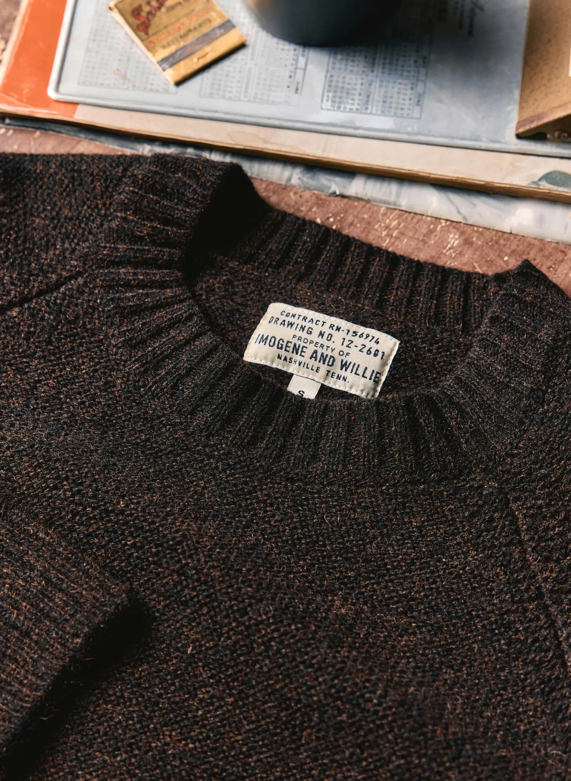 imogene + willie The Galway Wool Sweater In Brown|Women Knits & Sweaters