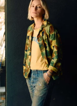imogene + willie The Goodall Jacket In Painted Camo|Women Jackets