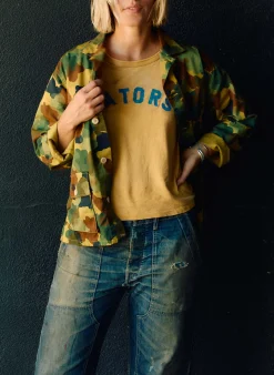 imogene + willie The Goodall Jacket In Painted Camo|Women Jackets