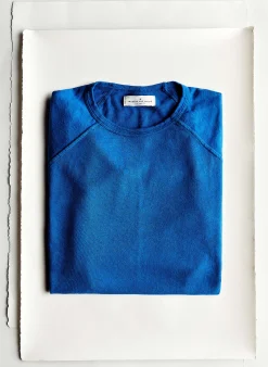 imogene + willie The Long Sleeve Raglan In Klein Blue|Women Tees + Tanks|Knits & Sweaters
