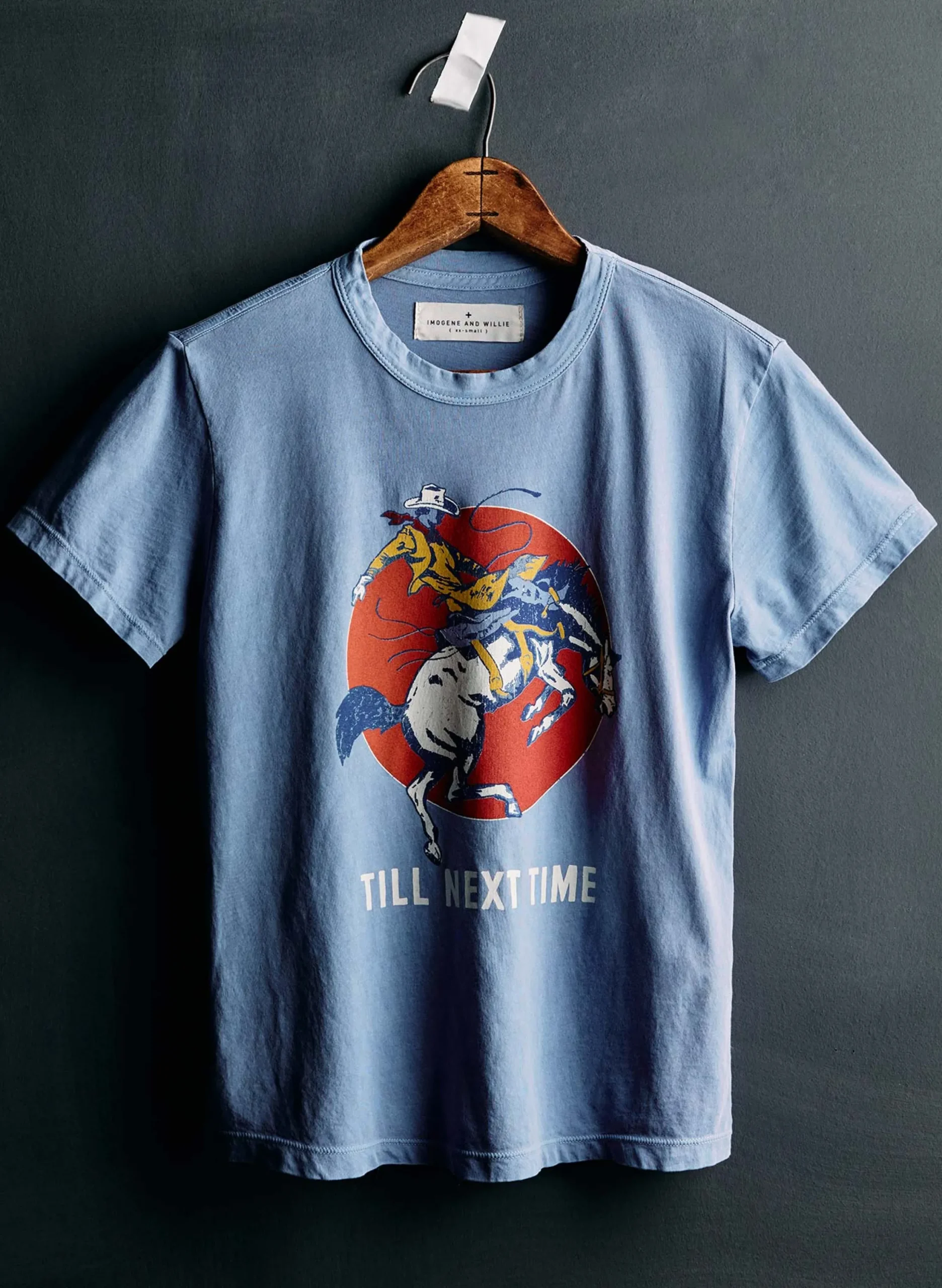 imogene + willie The "next Time" Tee In Blue|Women Graphic Tees|Graphic Tees