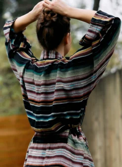 imogene + willie The Ojai Robe In Mesa Stripe|Women Home Goods|Home Goods