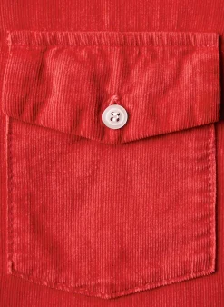 imogene + willie The Palmer Corduroy Shirt In Poppy|Women Shirts
