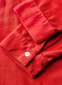 imogene + willie The Palmer Corduroy Shirt In Poppy|Women Shirts