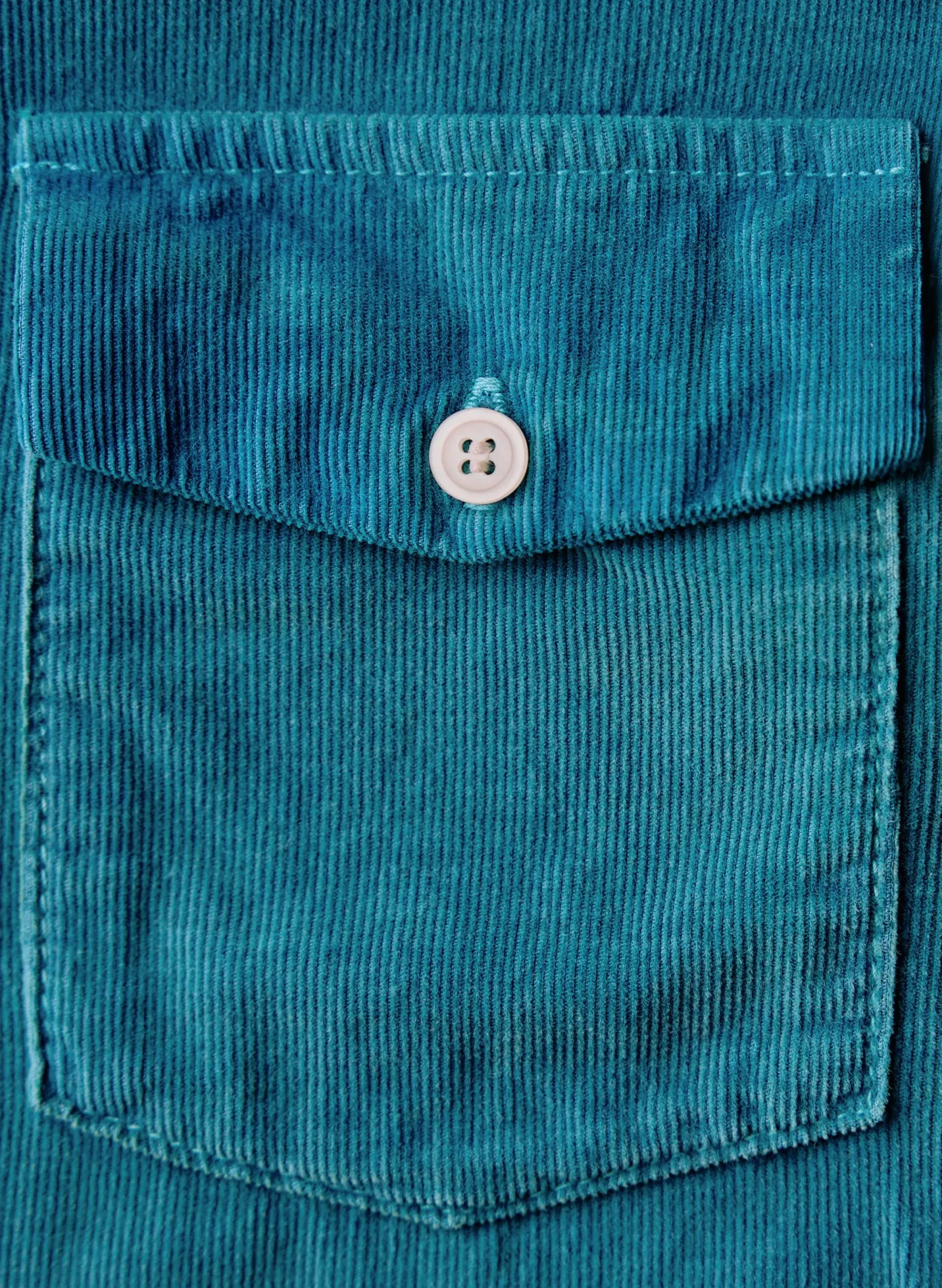 imogene + willie The Palmer Corduroy Shirt In Teal|Women Shirts