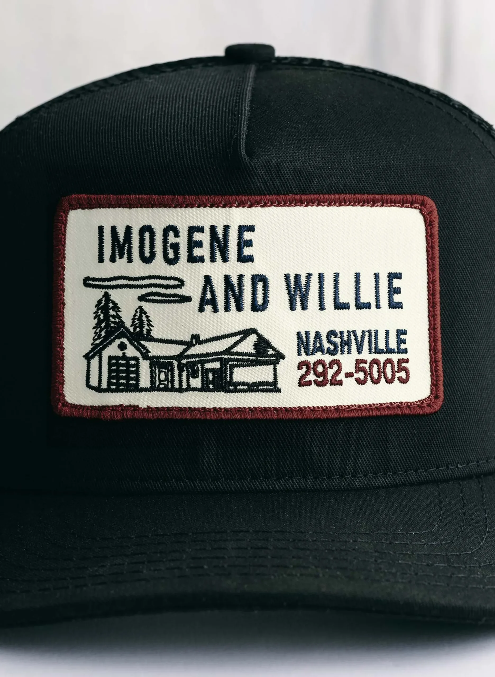 imogene + willie The "service Station" Trucker In Black|Women Accessories|Accessories