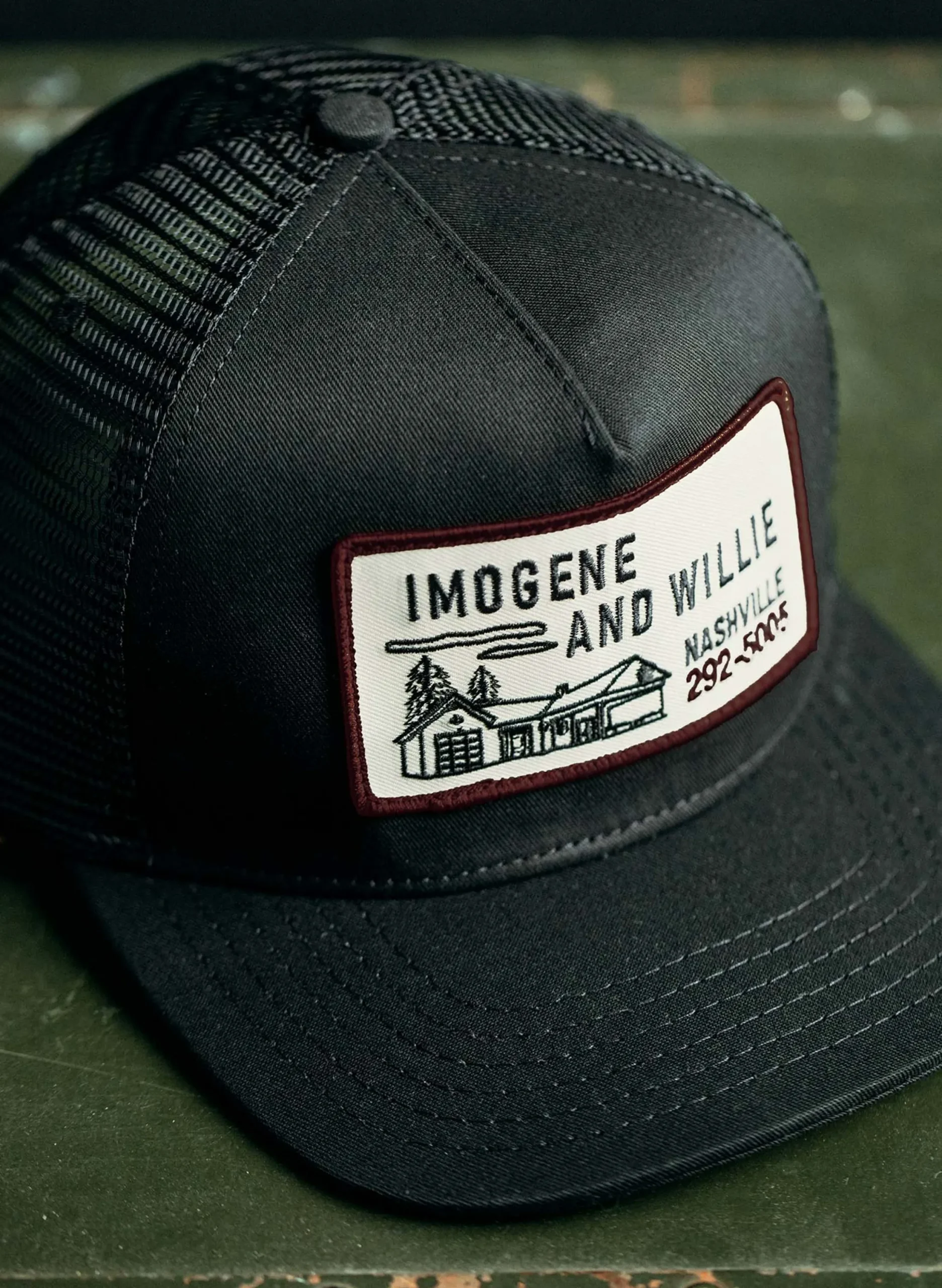 imogene + willie The "service Station" Trucker In Black|Women Accessories|Accessories