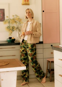 imogene + willie The Sonora Painted Camo Trouser|Women Pants & Shorts