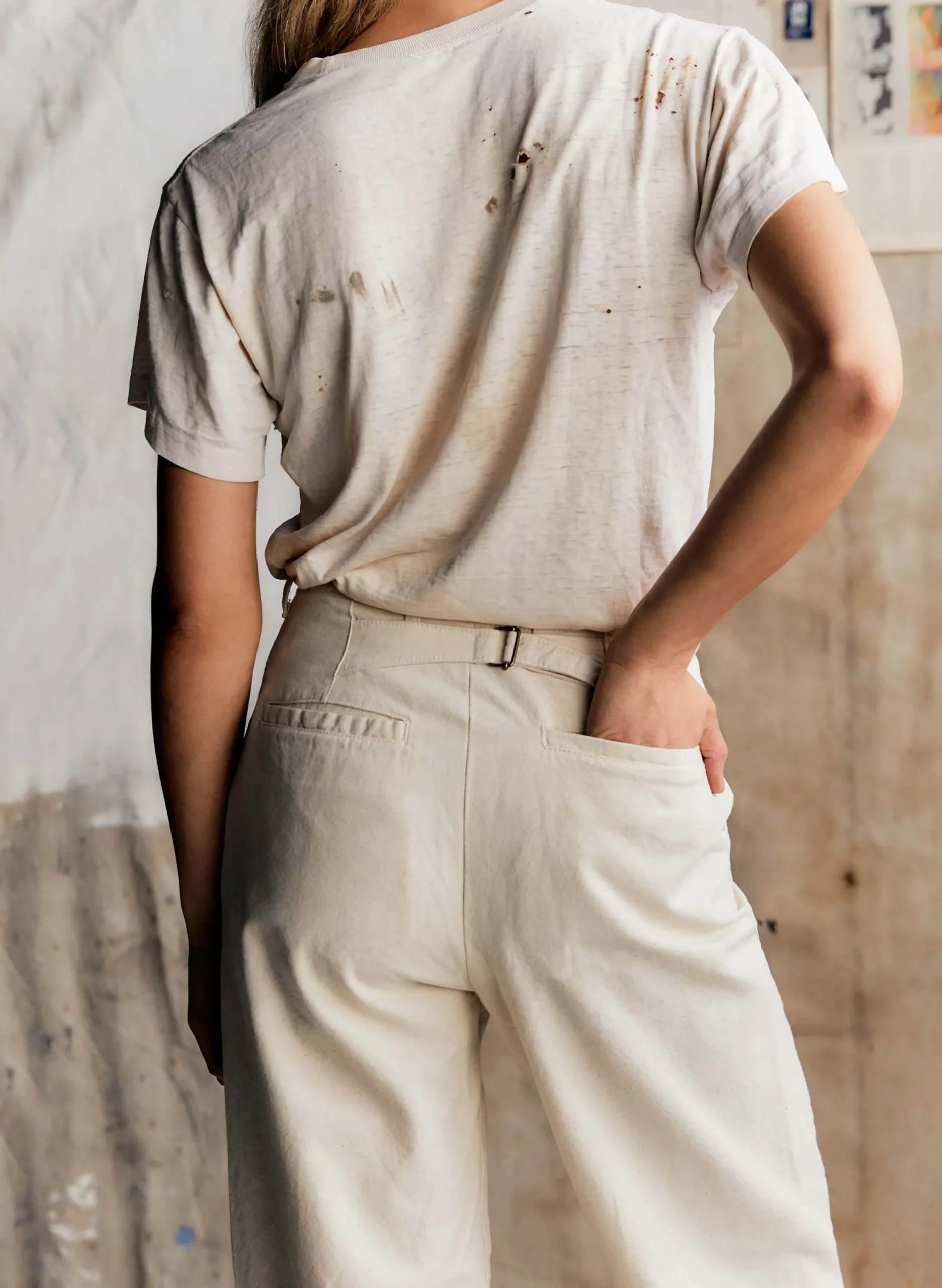 imogene + willie The Sonora Trouser In Natural Canvas|Women Pants & Shorts