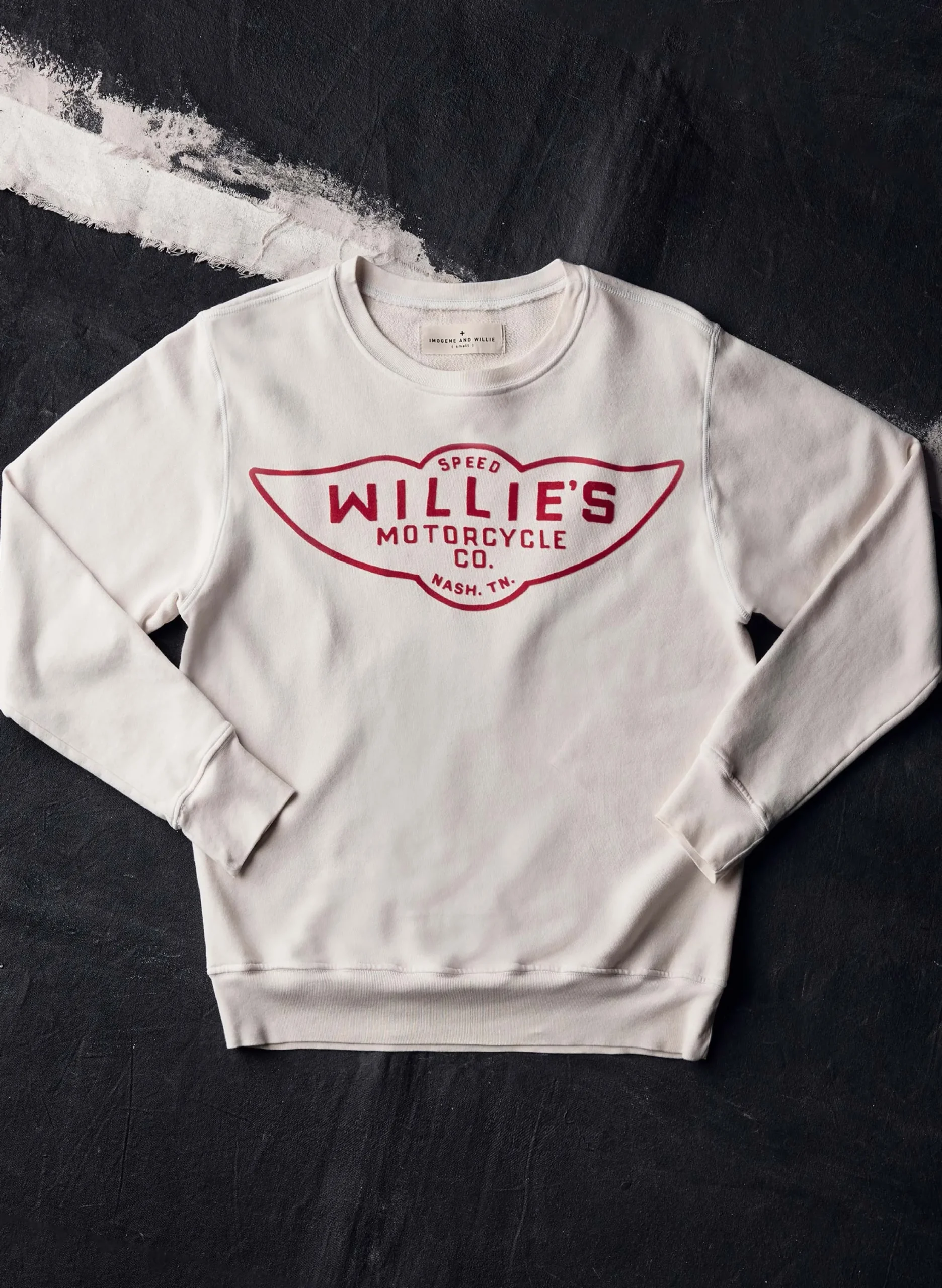 imogene + willie The "speedshop" Sweatshirt In Natural|Women Knits & Sweaters|Knits & Sweaters