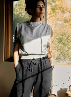 imogene + willie The Ventura Chore Pant In Faded Black|Women Pants & Shorts|Pants & Shorts