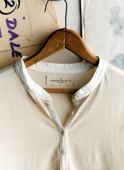 imogene + willie The Vintage Henley In White|Women Knits & Sweaters