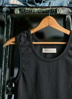 imogene + willie The Vintage Tank In Faded Black|Women Tees + Tanks