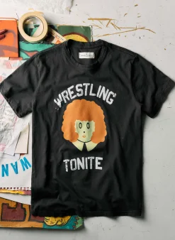 imogene + willie The "wrestling Tonite" Tee|Women Graphic Tees|Graphic Tees
