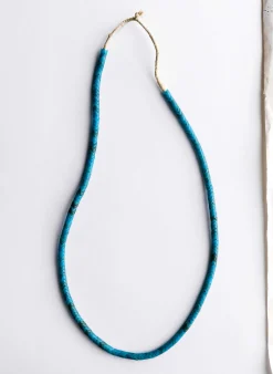 imogene + willie Vintage African Snake Bead Necklace In Turquoise|Women Accessories|Accessories