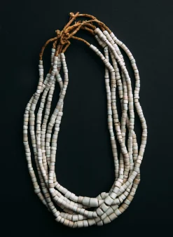 imogene + willie Vintage White Goomba Trade Bead Necklace|Women Accessories|Accessories